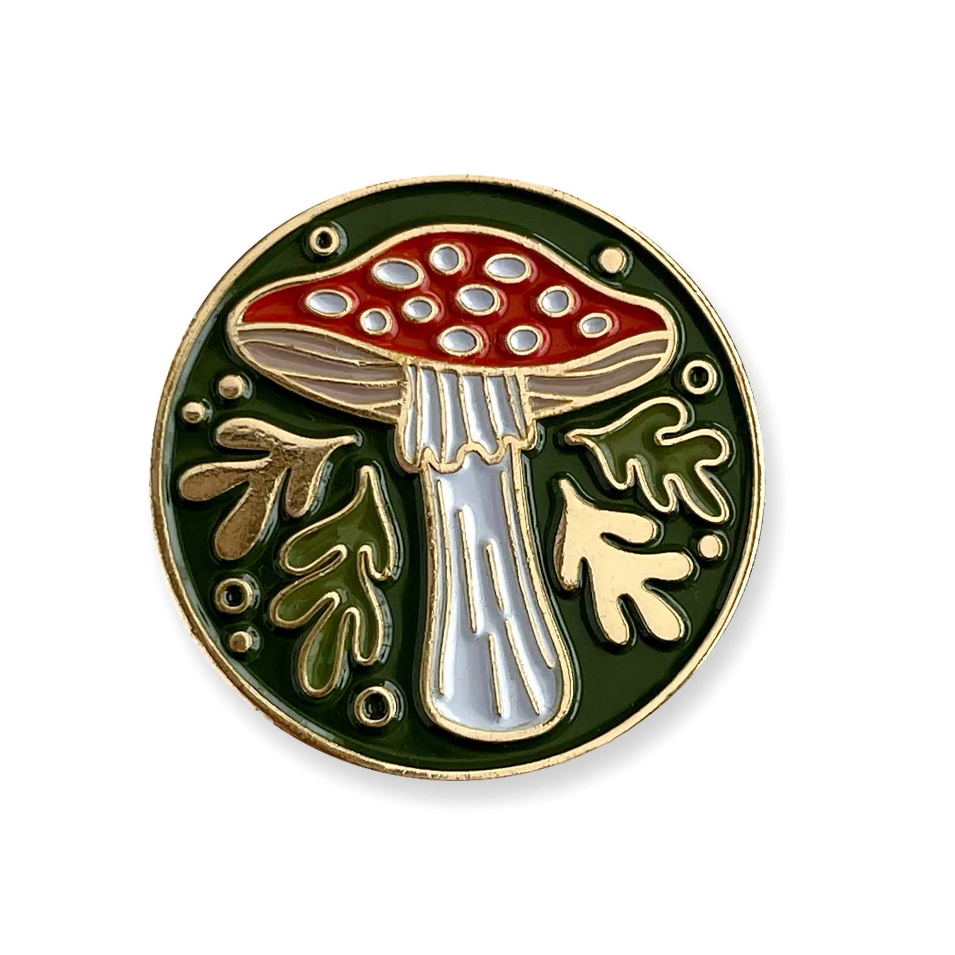 Fly Agaric Mushroom Enamel Pin