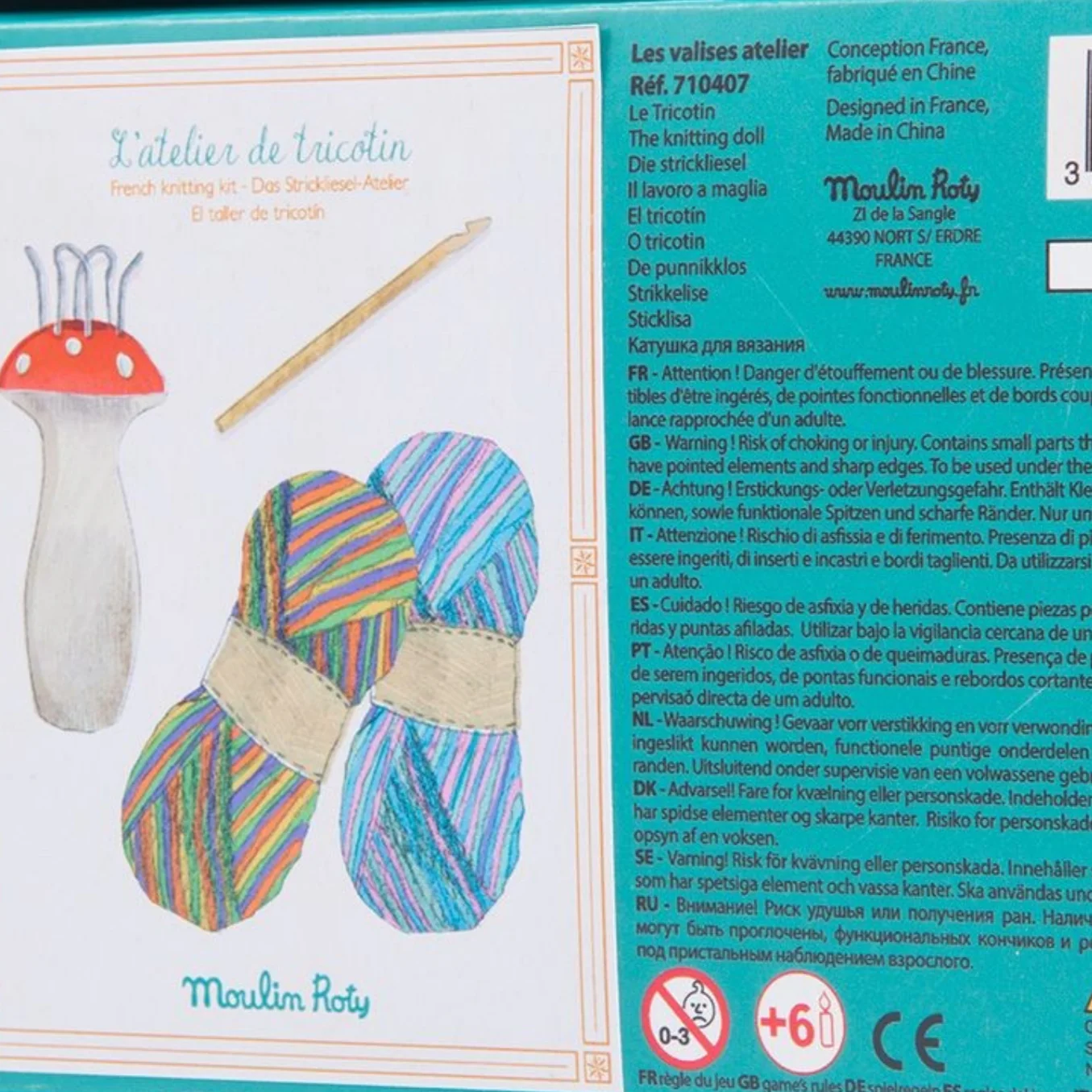 French Knitting Set by Moulin Roty - Image 3