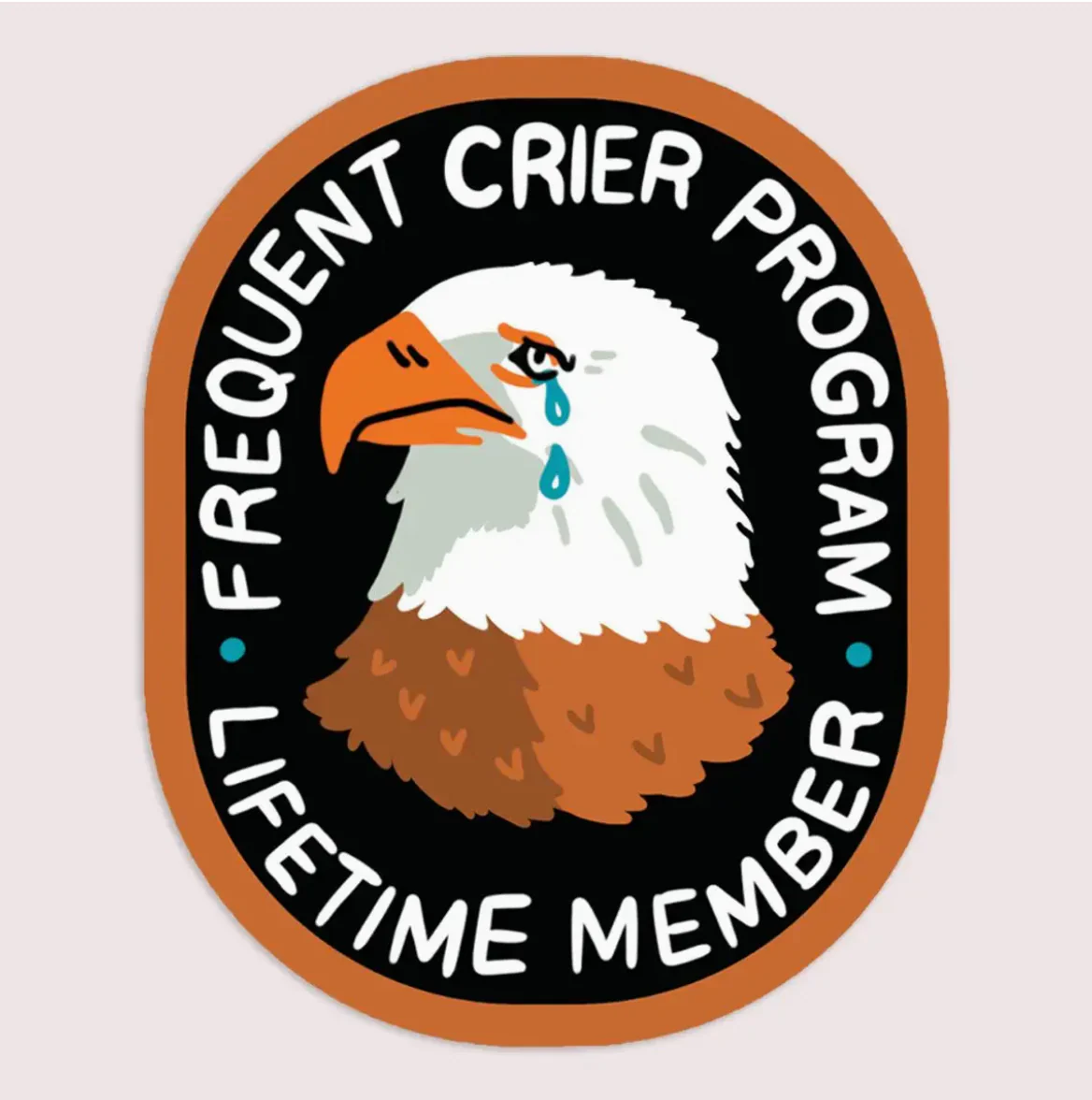 Frequent Crier Vinyl Sticker - Image 2