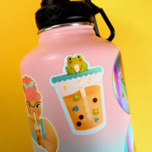 Froggy Boba Sticker -Vica Lew - Image 3