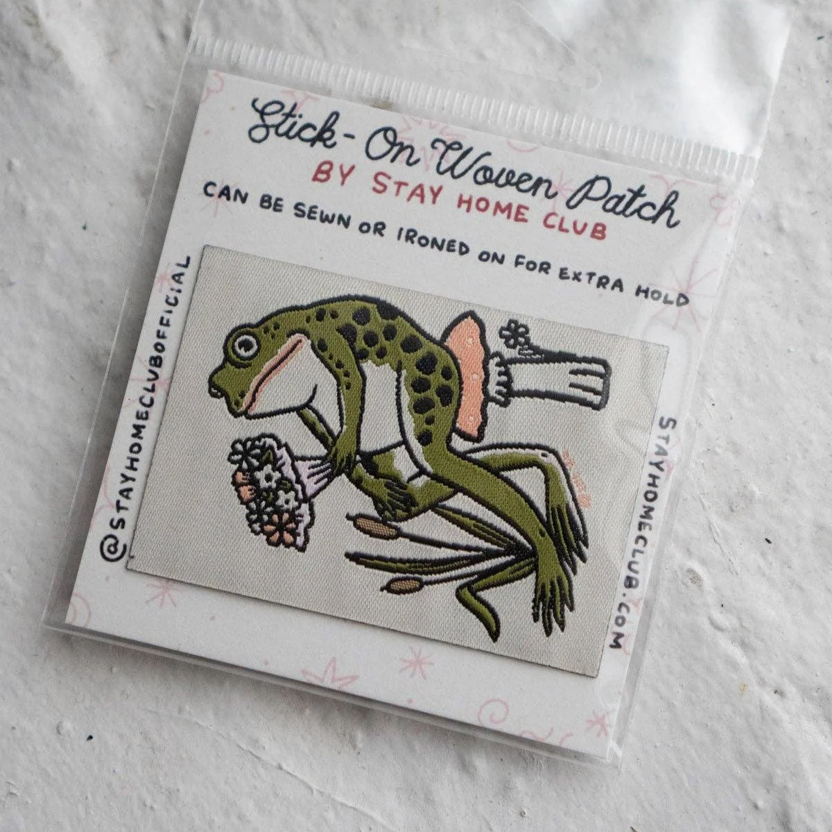 Froggy Bouquet - Woven Sticky Patch - Image 3