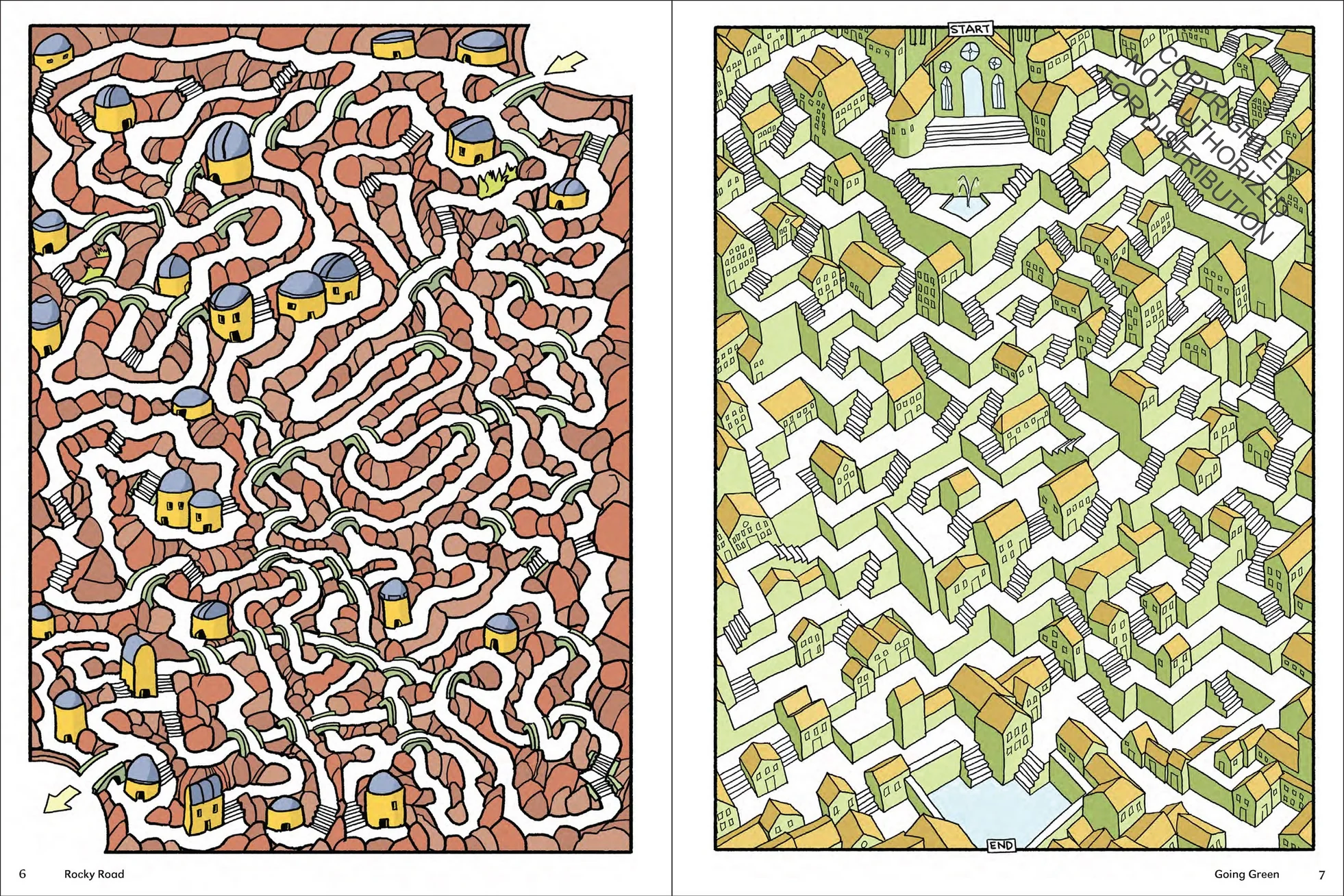 From Here to There: A Book of Mazes to Wander and Explore - Image 3