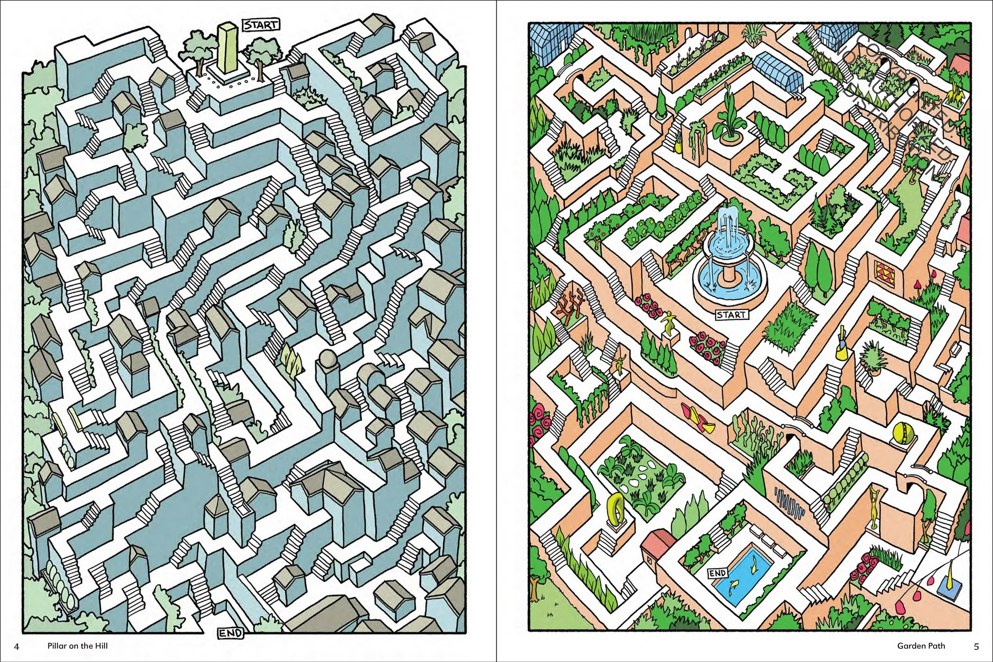 From Here to There: A Book of Mazes to Wander and Explore - Image 4