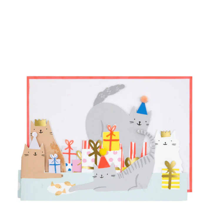 Party Cats Concertina Card - Image 2
