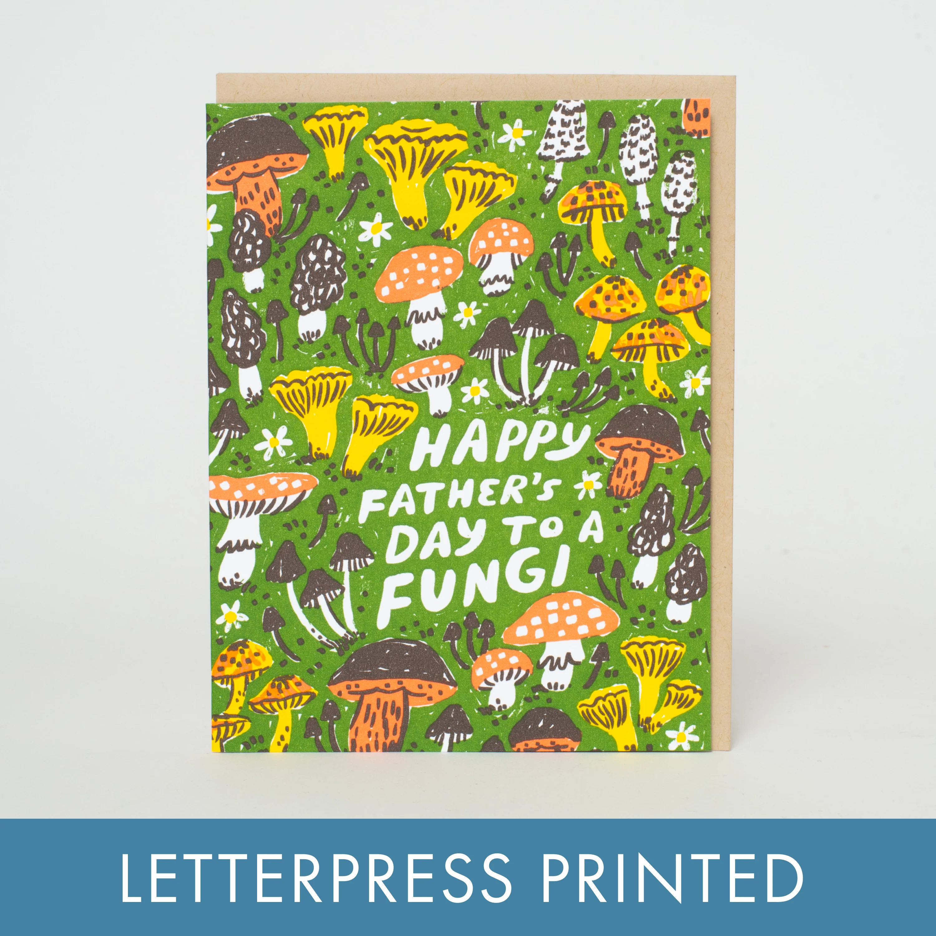 Fungi Father's Day Letterpress Card - Phoebe Wahl - Image 2