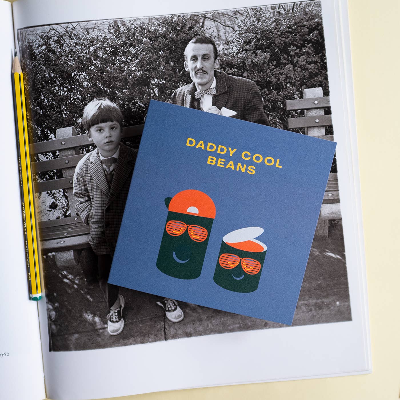 Funny Father's Day Card – Daddy Cool Beans - Image 2