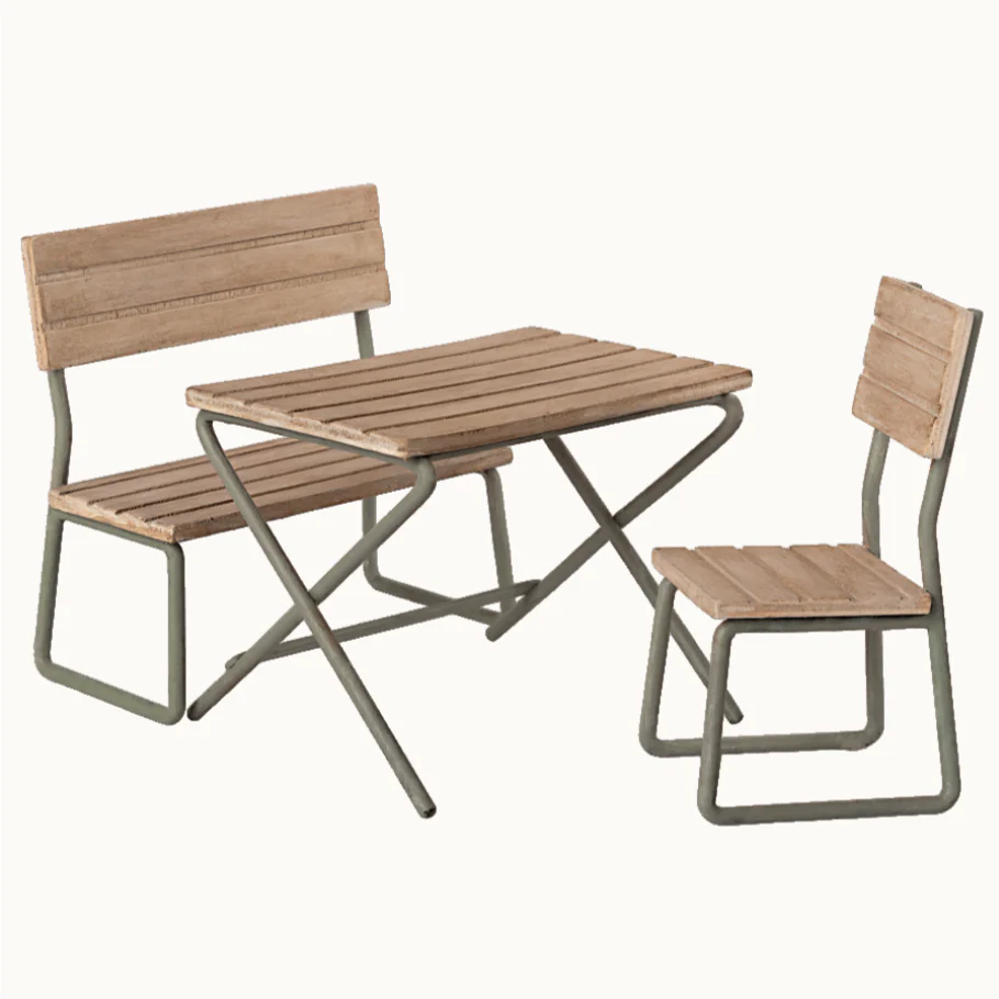 Garden Set -Table with Chair and Bench - Image 2