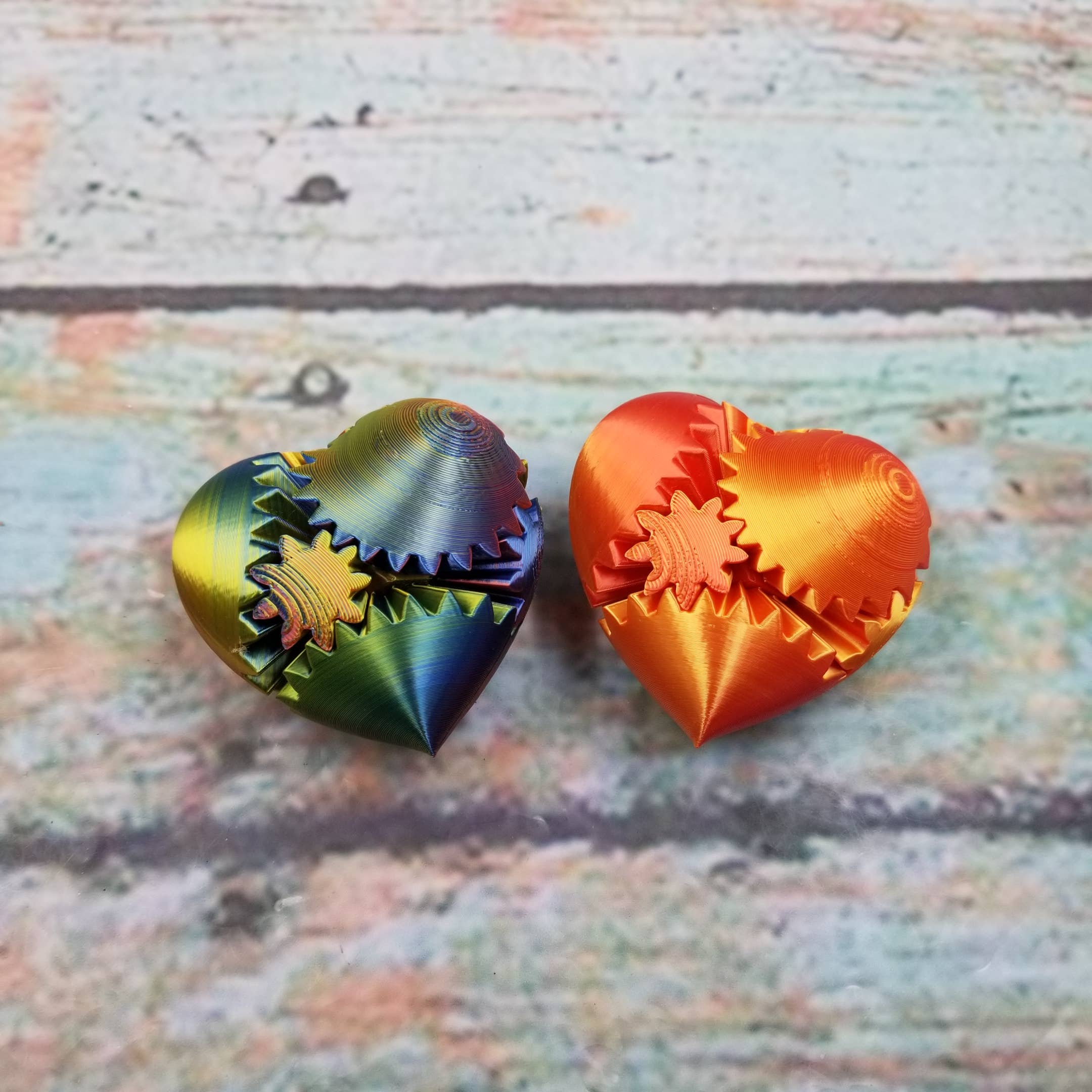 Gear Ball Rotation Heart Toy Fidget Toy