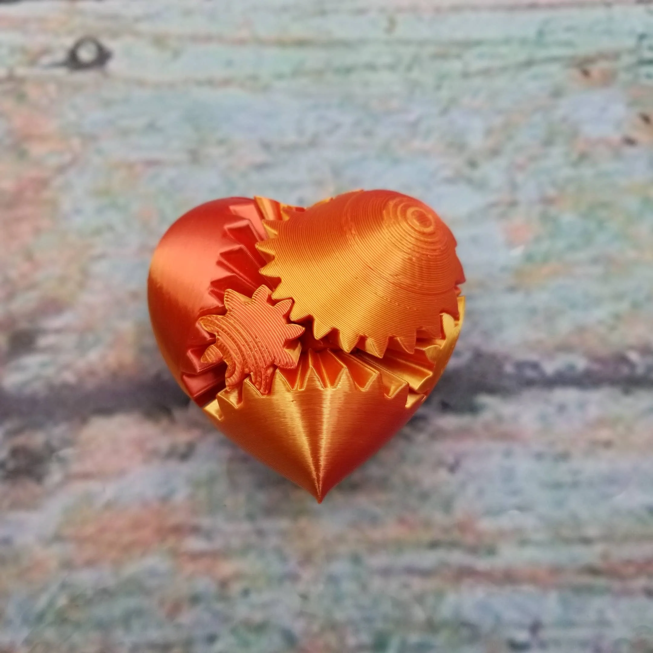 Gear Ball Rotation Heart Toy Fidget Toy - Image 2