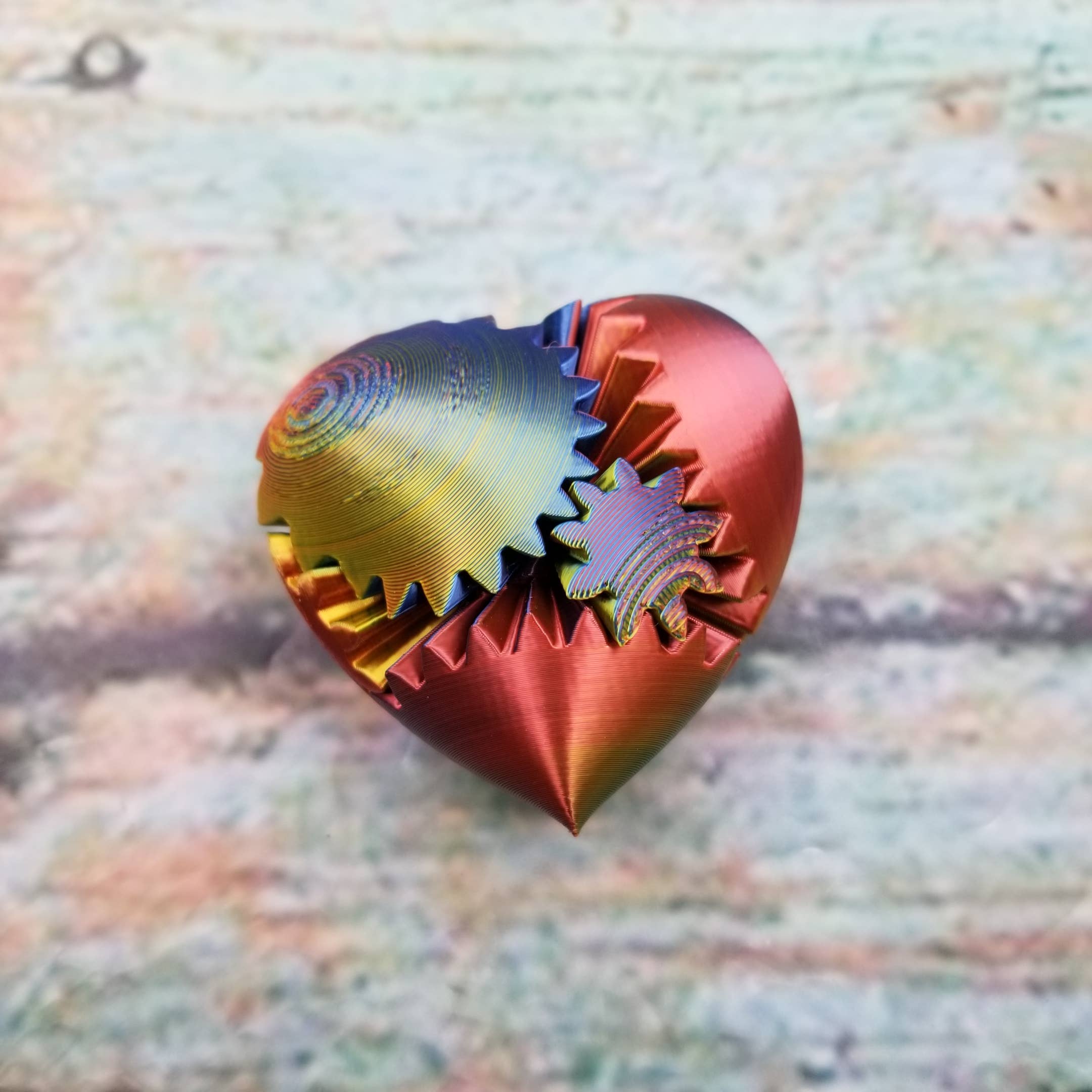 Gear Ball Rotation Heart Toy Fidget Toy - Image 3
