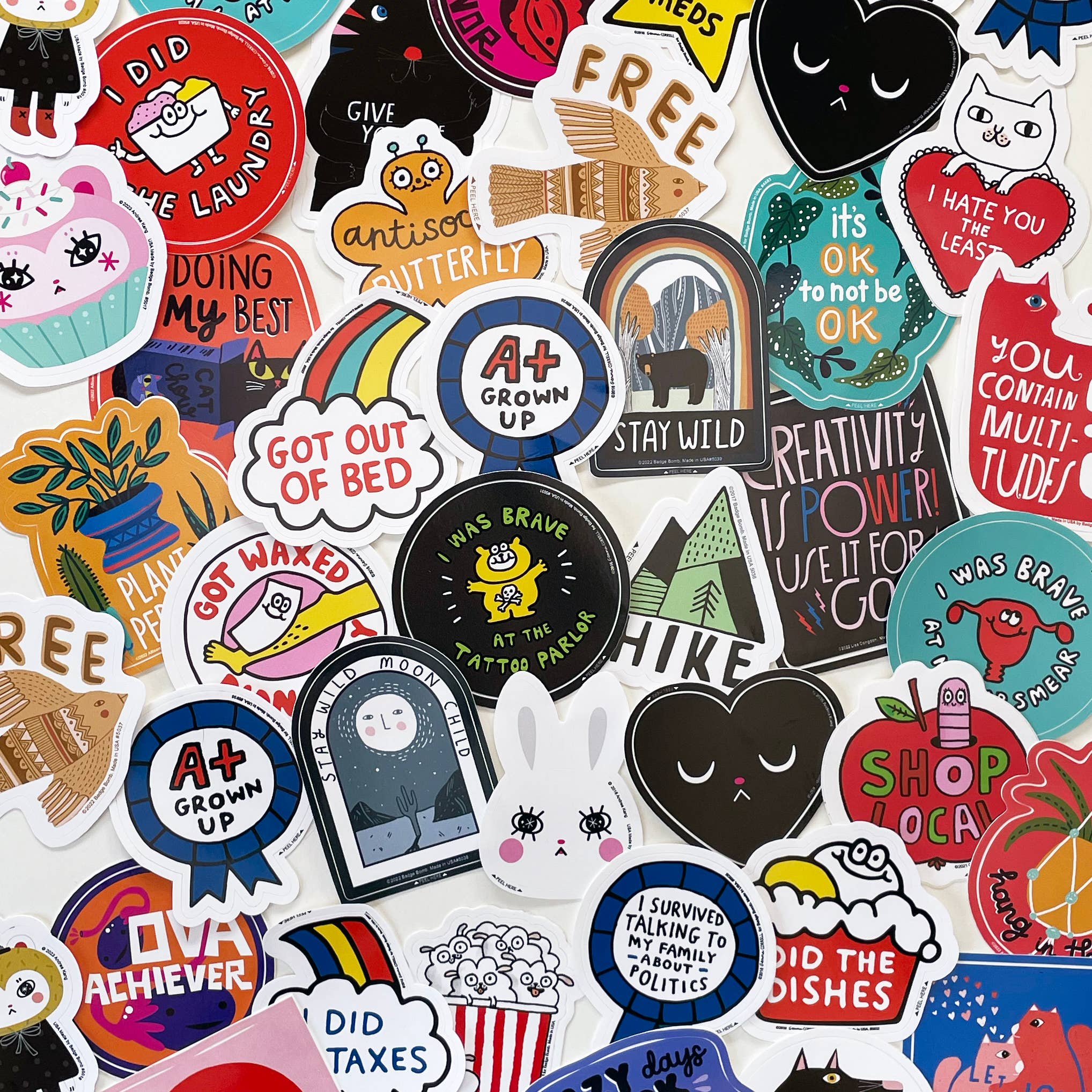 Go Away Cat Sticker -Gemma Correll - Image 4