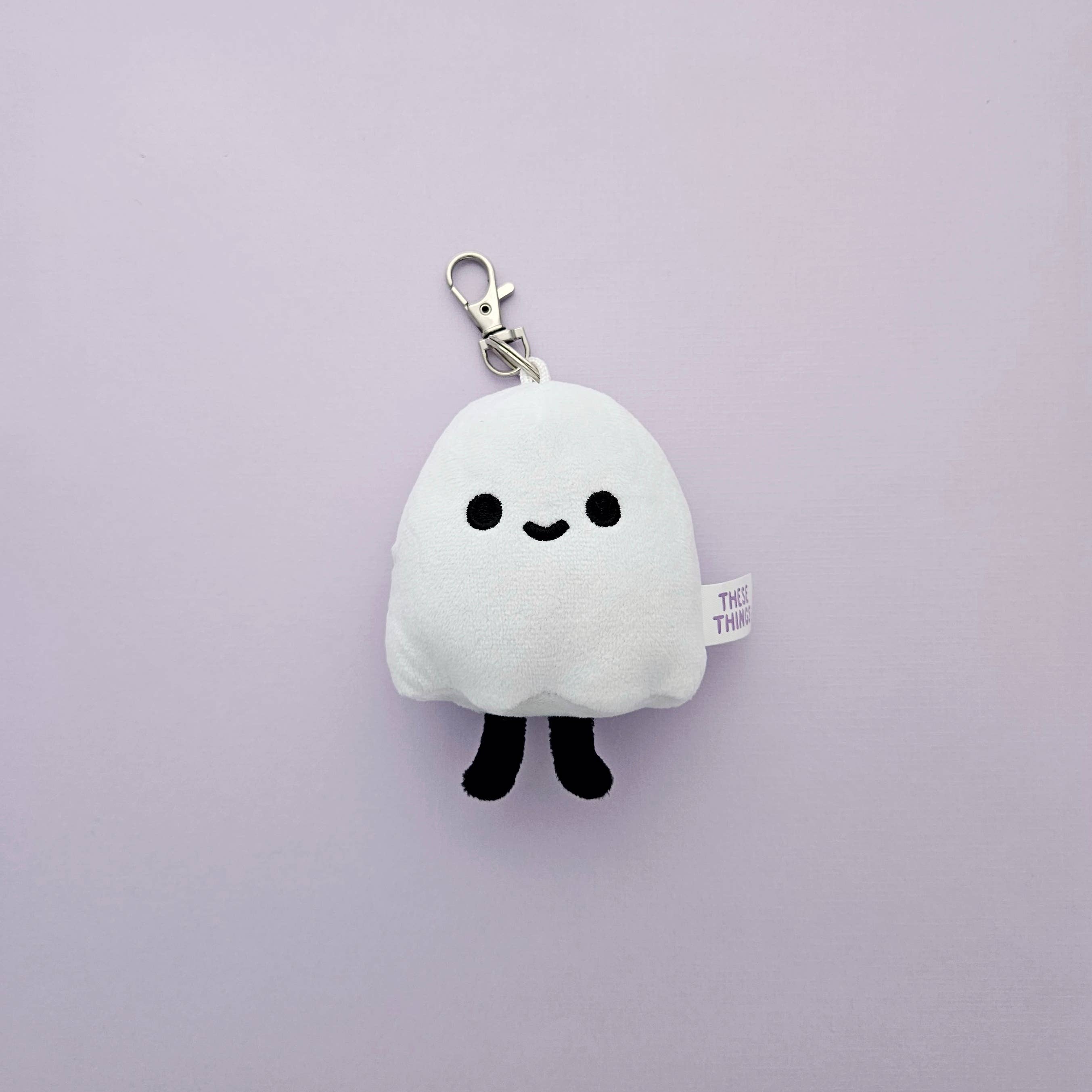 Ghostie plush keychain
