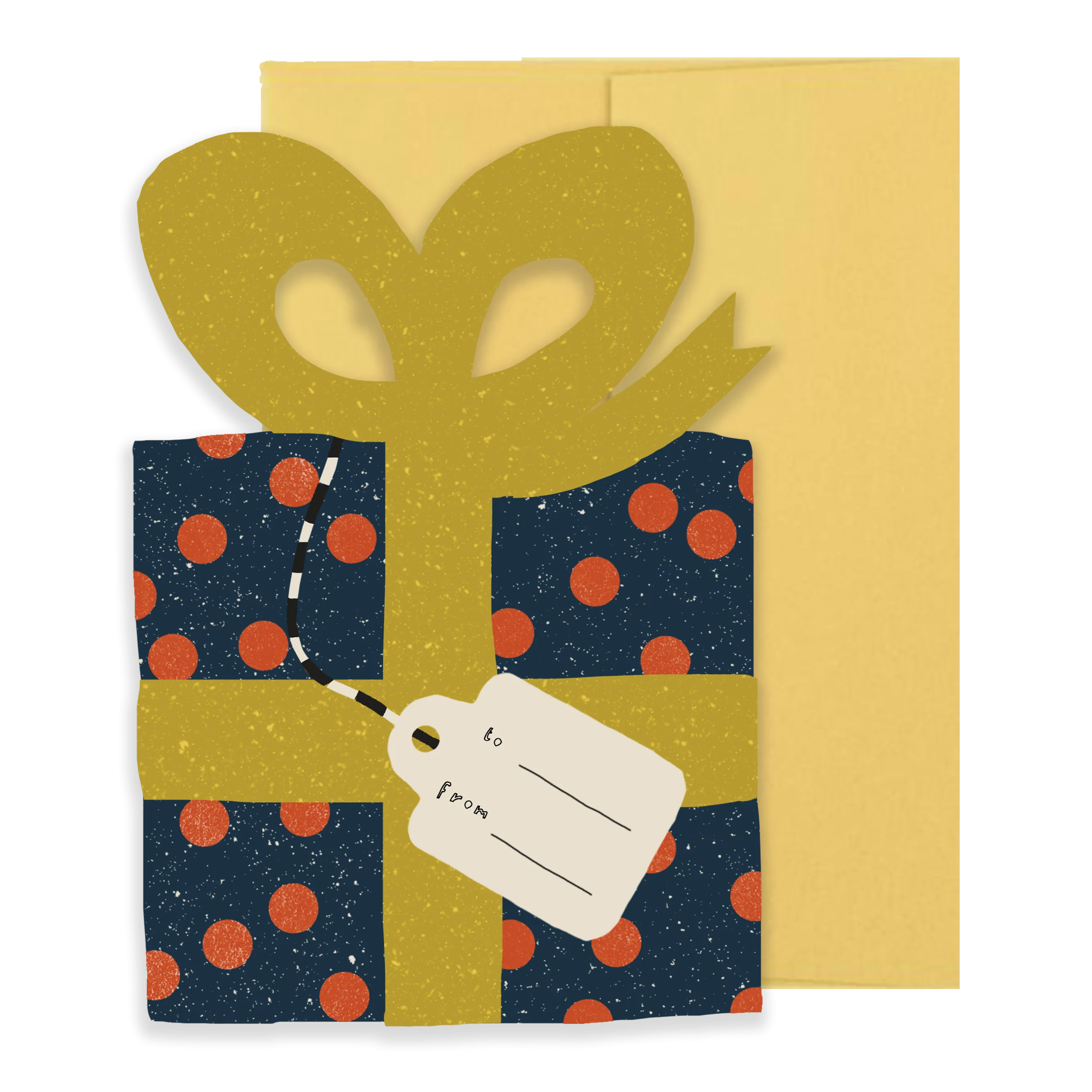 Gift Holiday - Die Cut Card