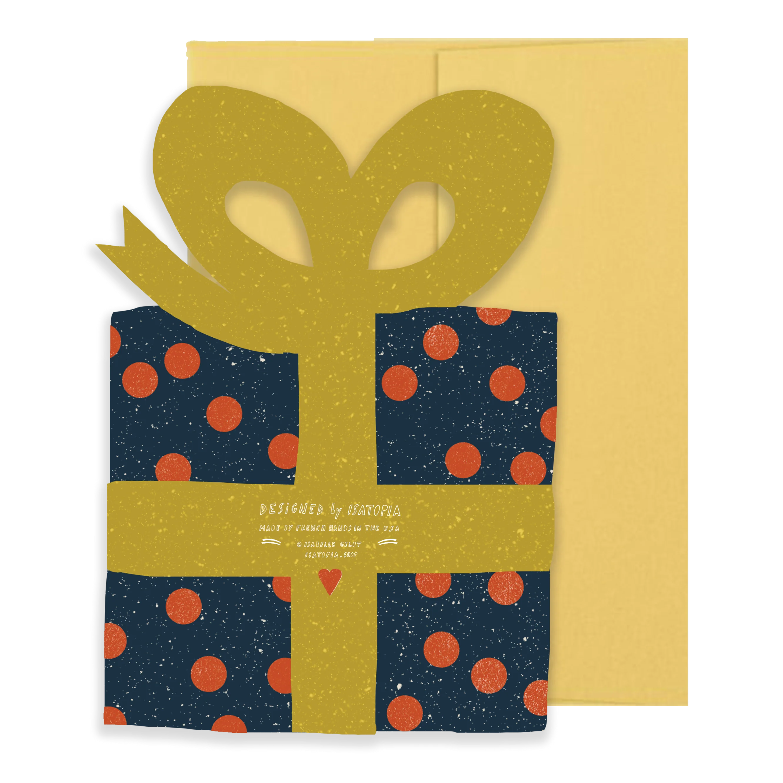 Gift Holiday - Die Cut Card - Image 2
