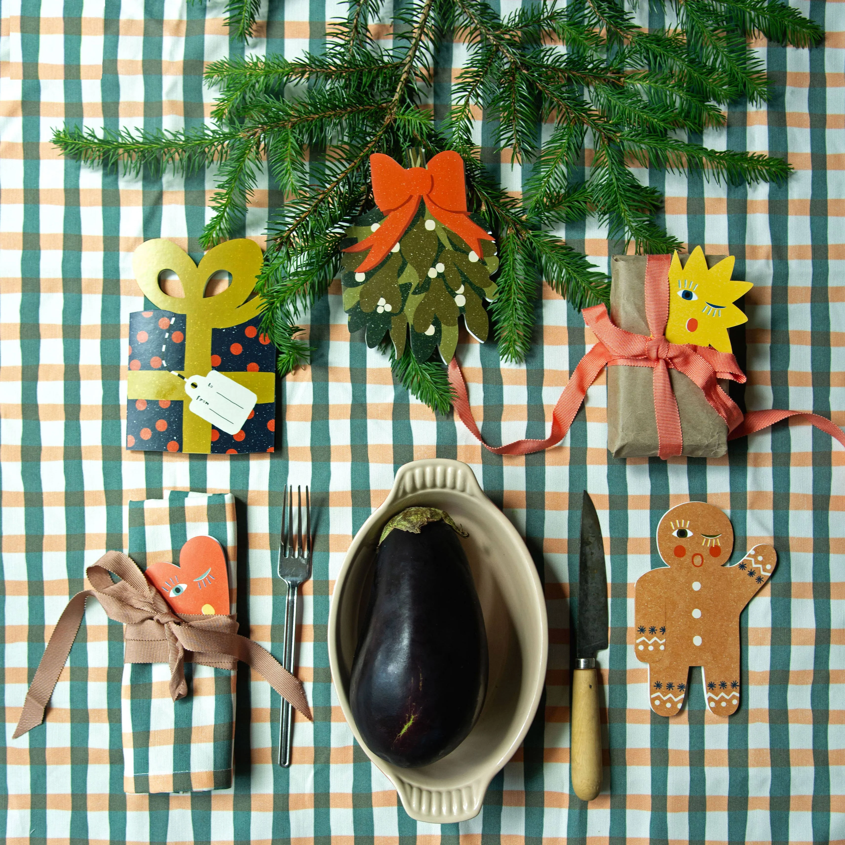 Gift Holiday - Die Cut Card - Image 3