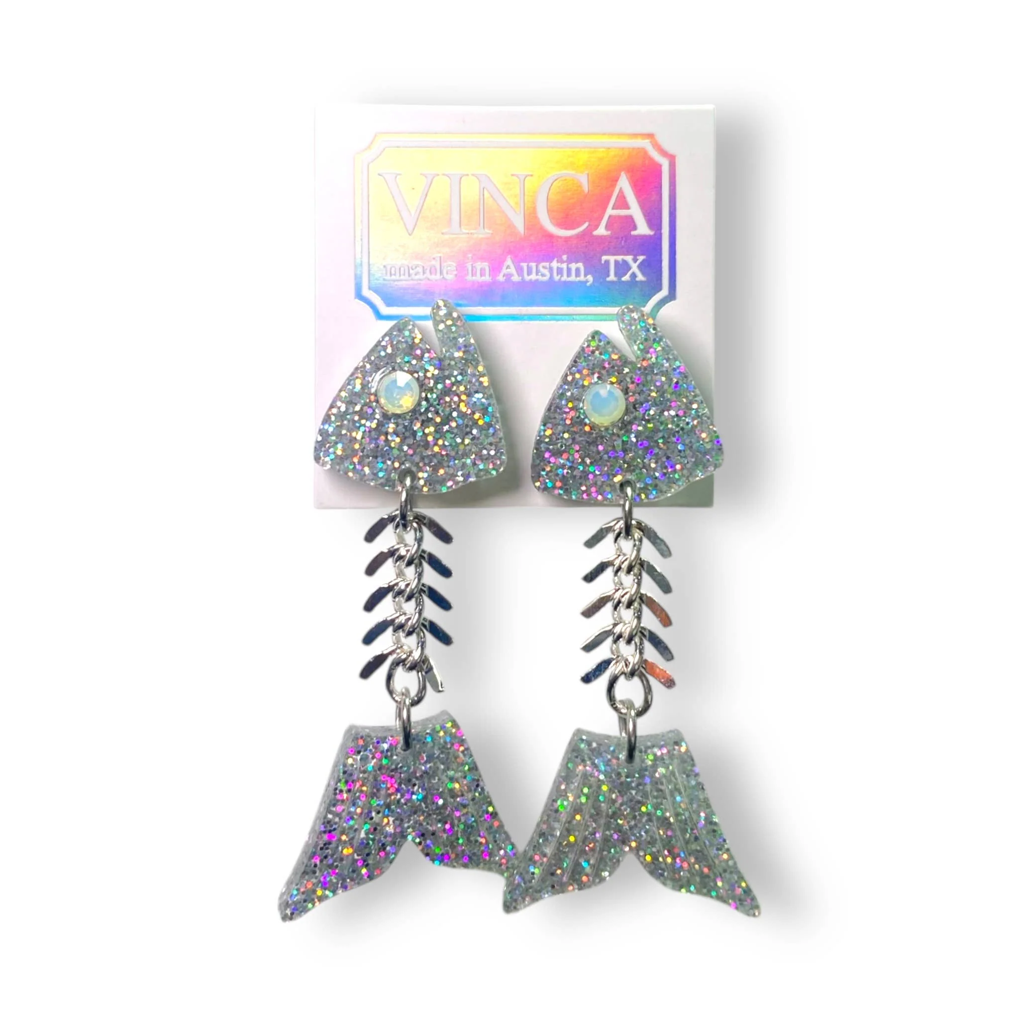 Gill-ty Pleasure Fishbone Earrings - Image 2