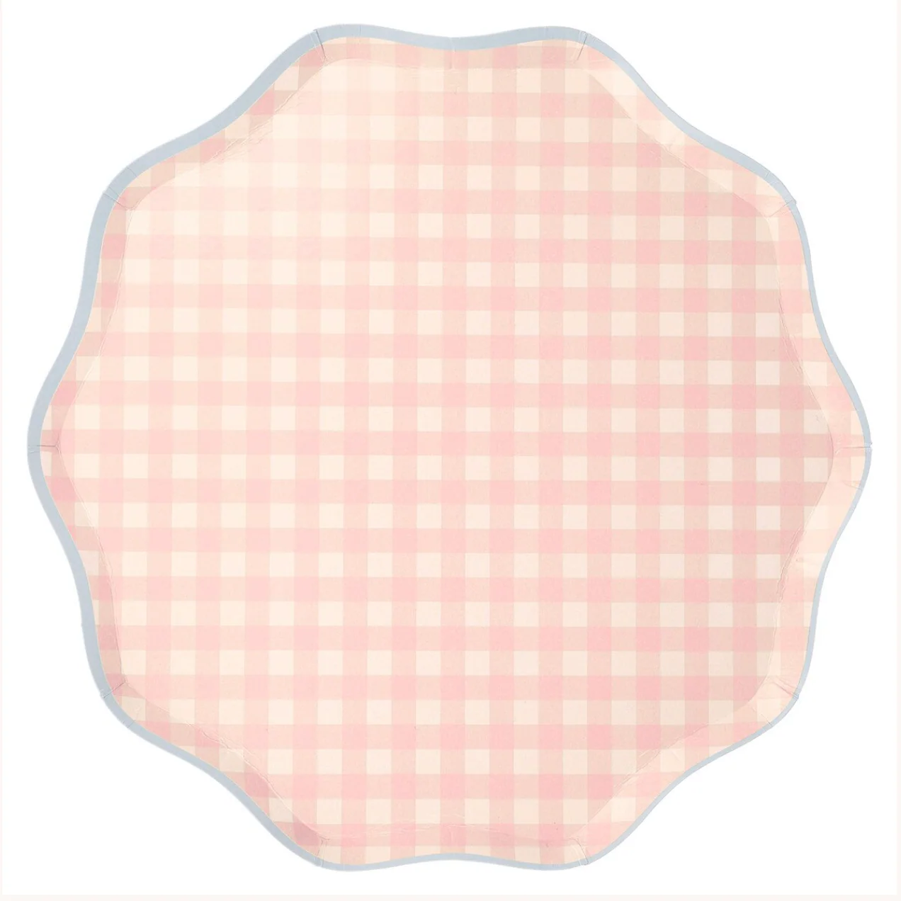 Gingham Dinner Plates (x12) - Image 3