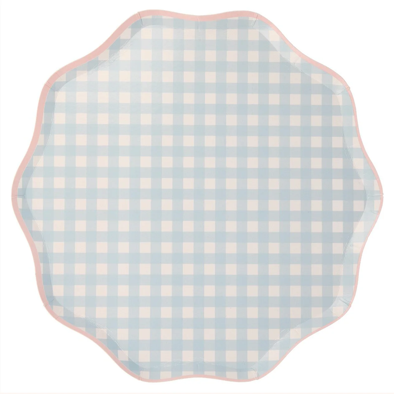 Gingham Dinner Plates (x12) - Image 4