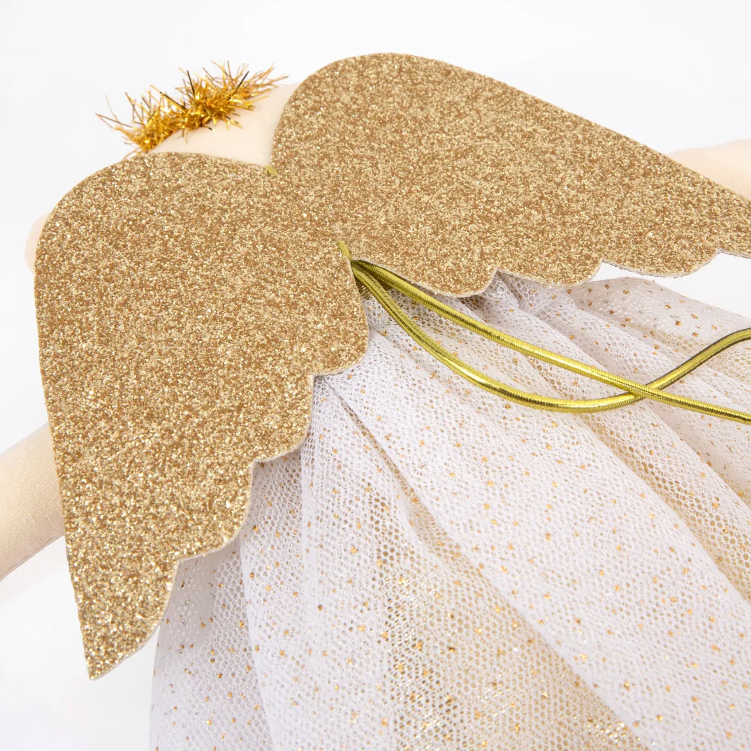 Gold Angel Mouse Tree Topper - Image 3