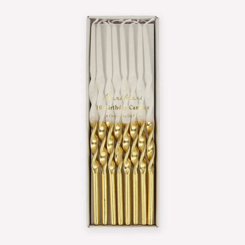 Gold Dipped Twisted Candles - Image 4