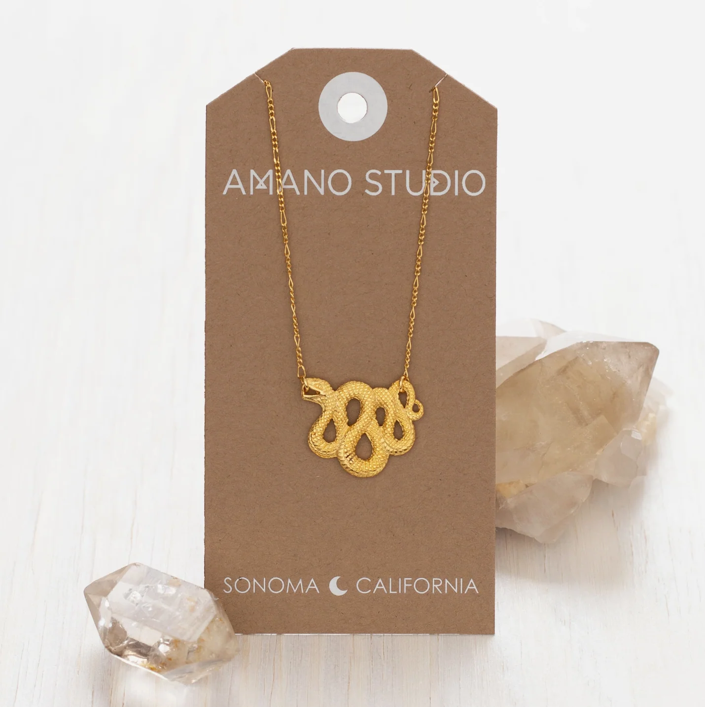 Golden Serpent Necklace - Image 3