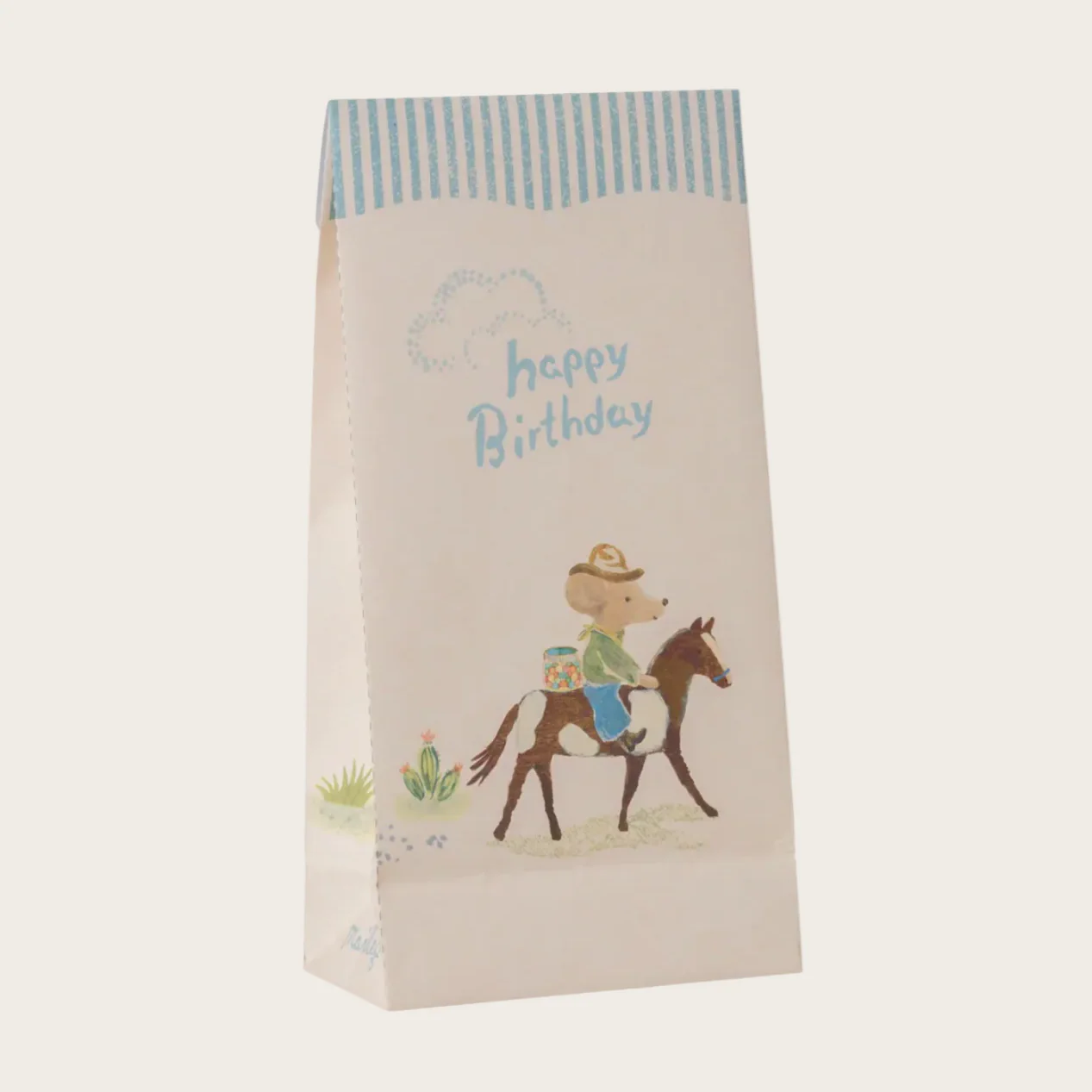 Goodie bag - Happy birthday - Cowboy (12pcs)