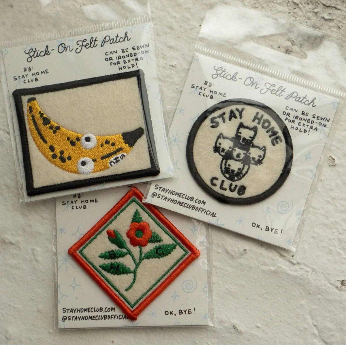 Googly Banana - Felt Sticky Patch - Image 3