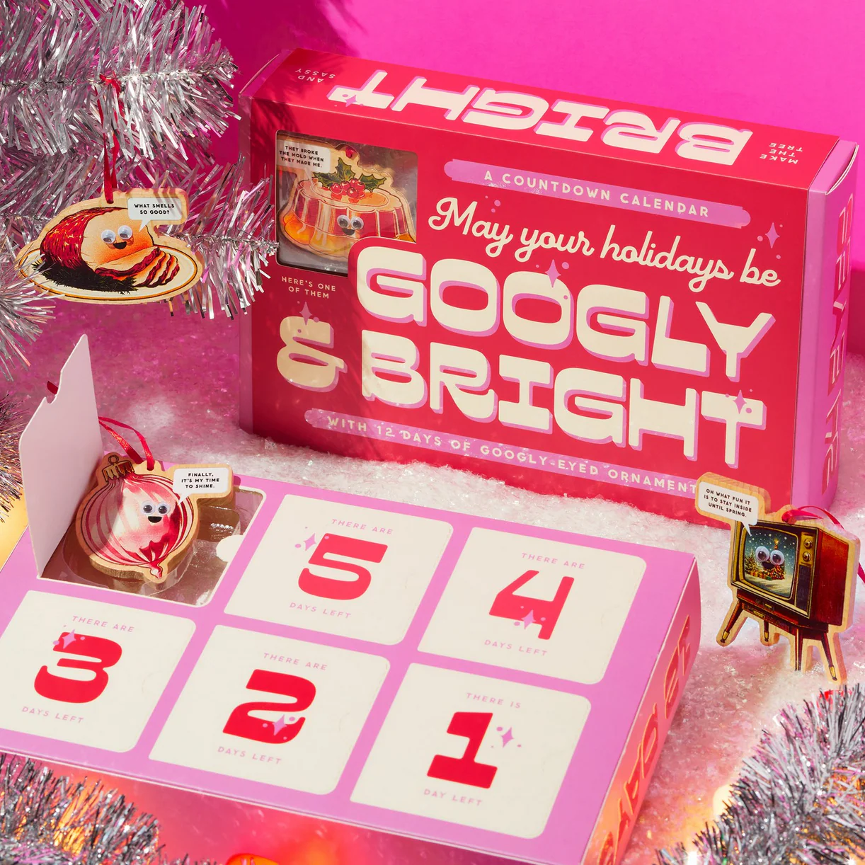 Googly & Bright Holiday Ornament Countdown Advent Calendar - Image 10