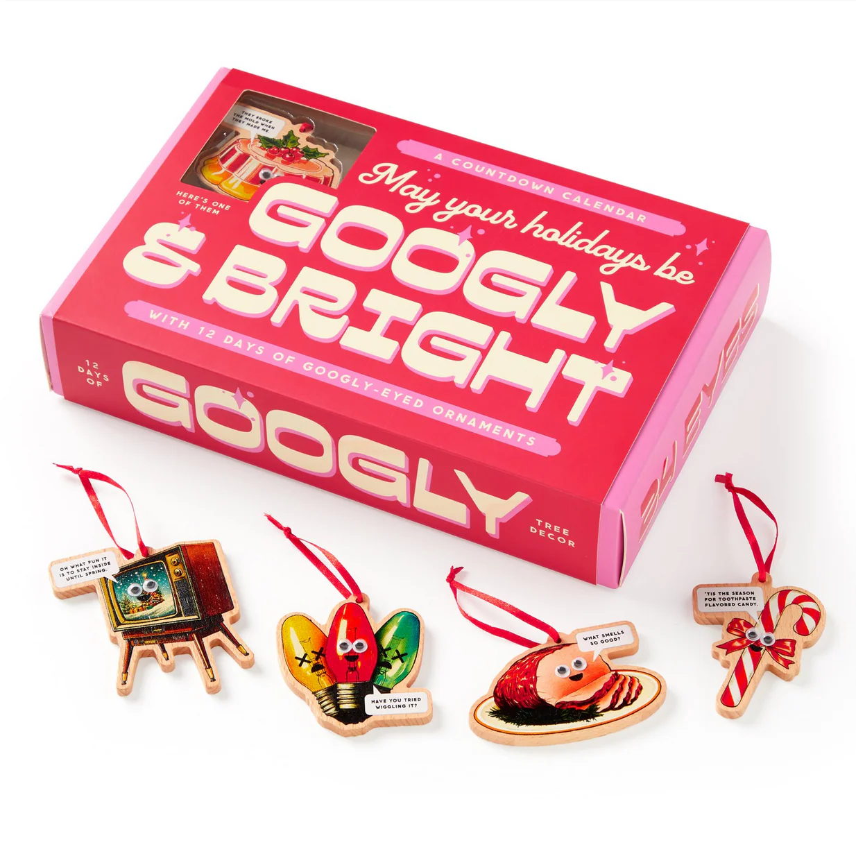 Googly & Bright Holiday Ornament Countdown Advent Calendar - Image 2