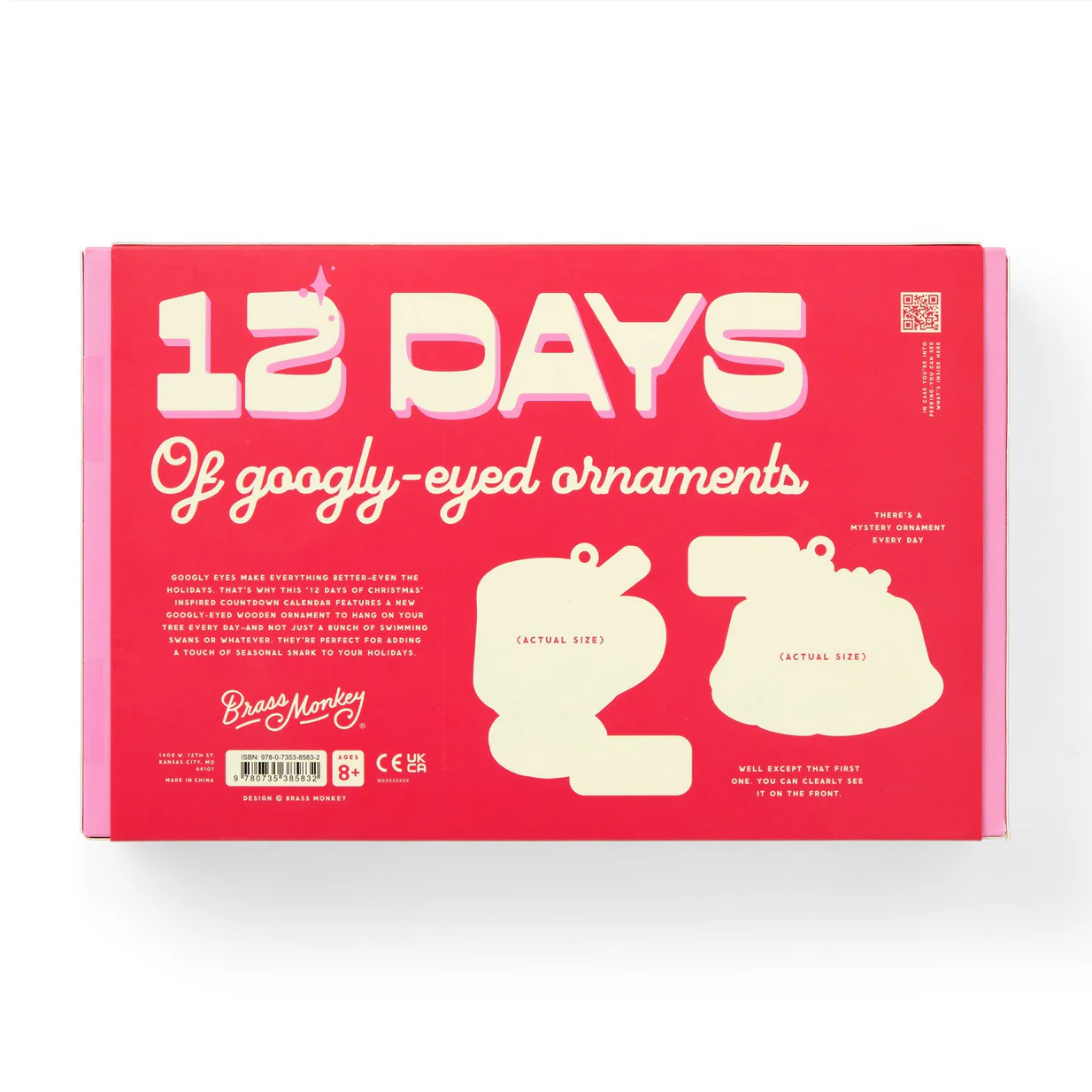 Googly & Bright Holiday Ornament Countdown Advent Calendar - Image 4