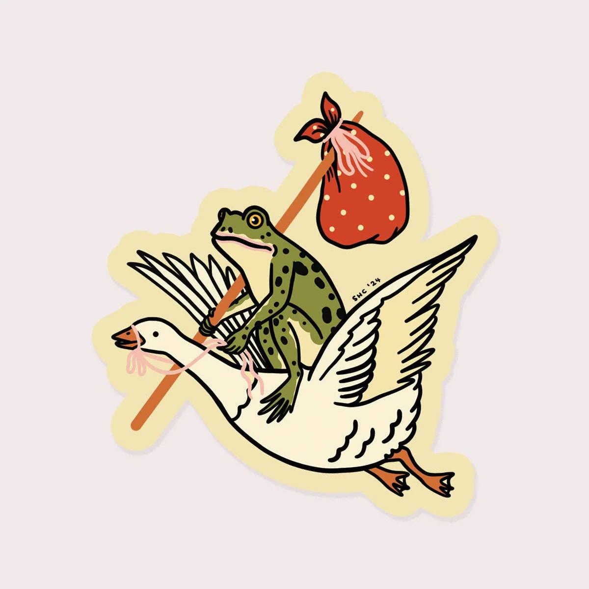Goose Ride Vinyl Sticker - Image 2