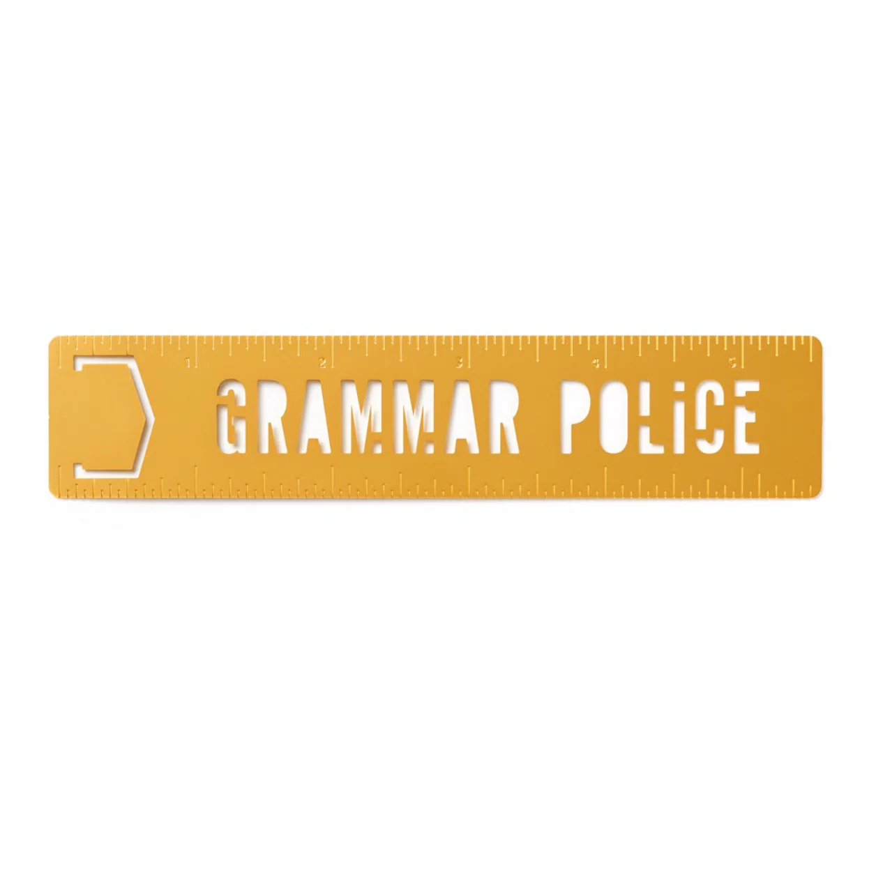 Grammar Police Metal Bookmark Stencil - Image 3