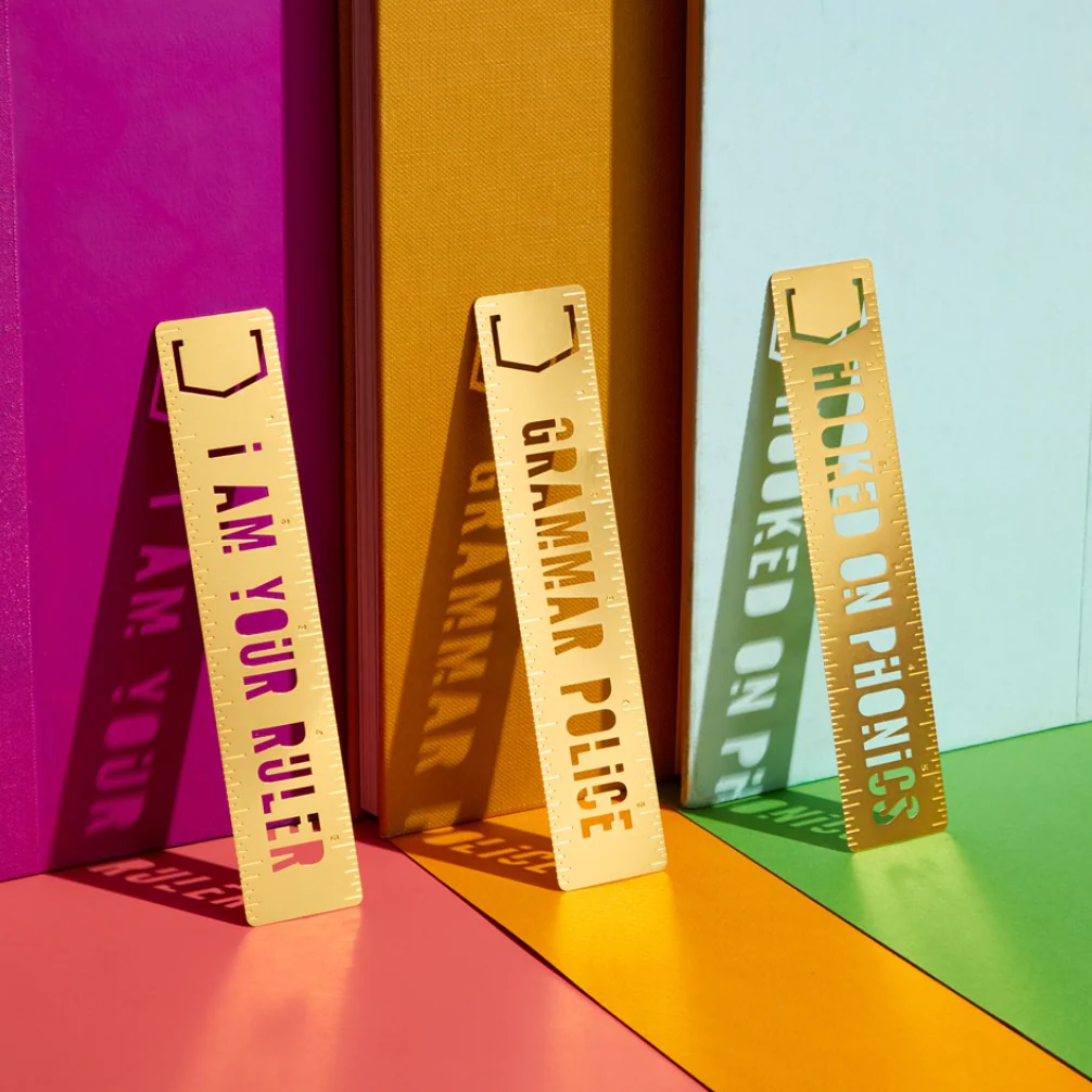 Grammar Police Metal Bookmark Stencil - Image 4