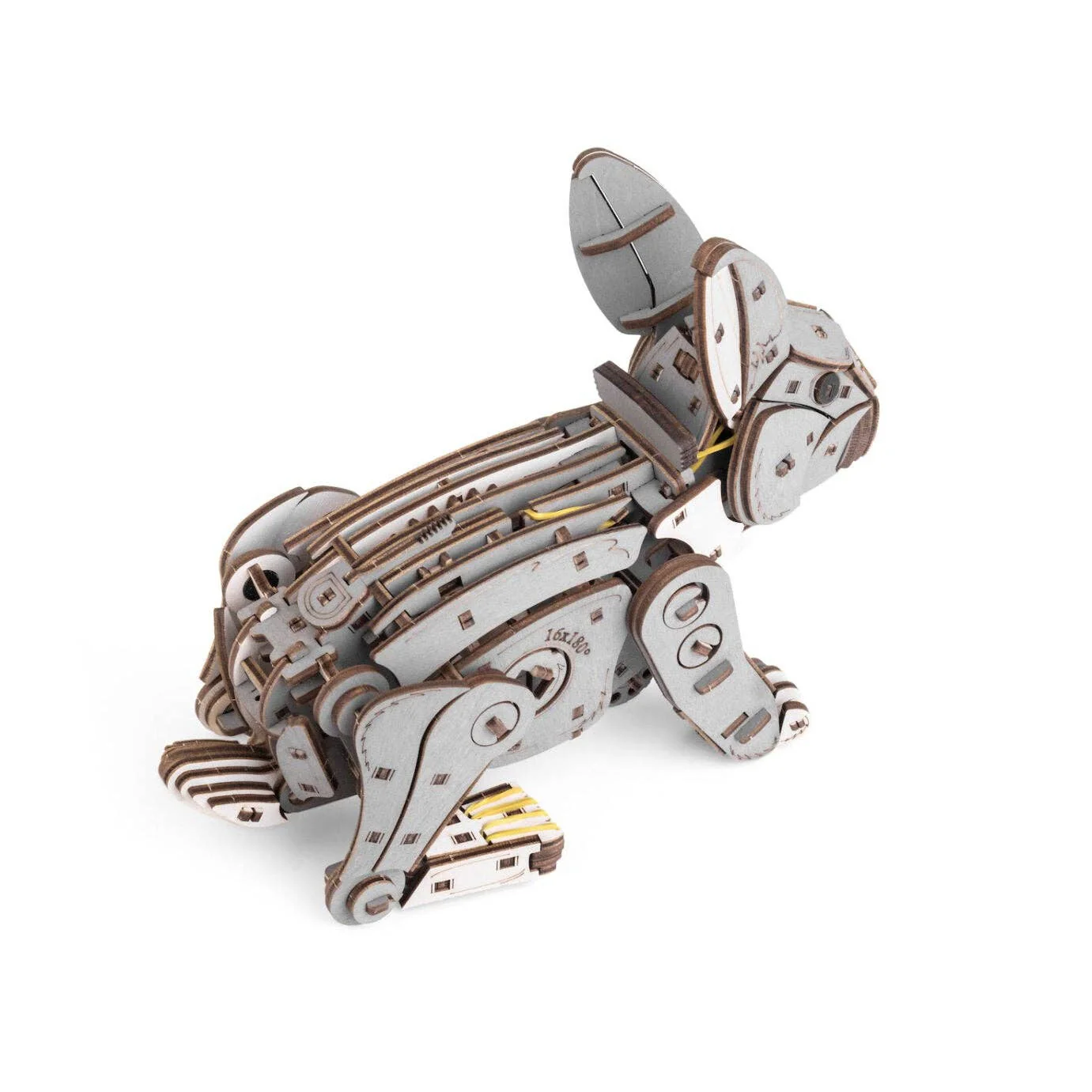 Grey Rabbit -mechanical wind-up 3D-puzzle - Image 2