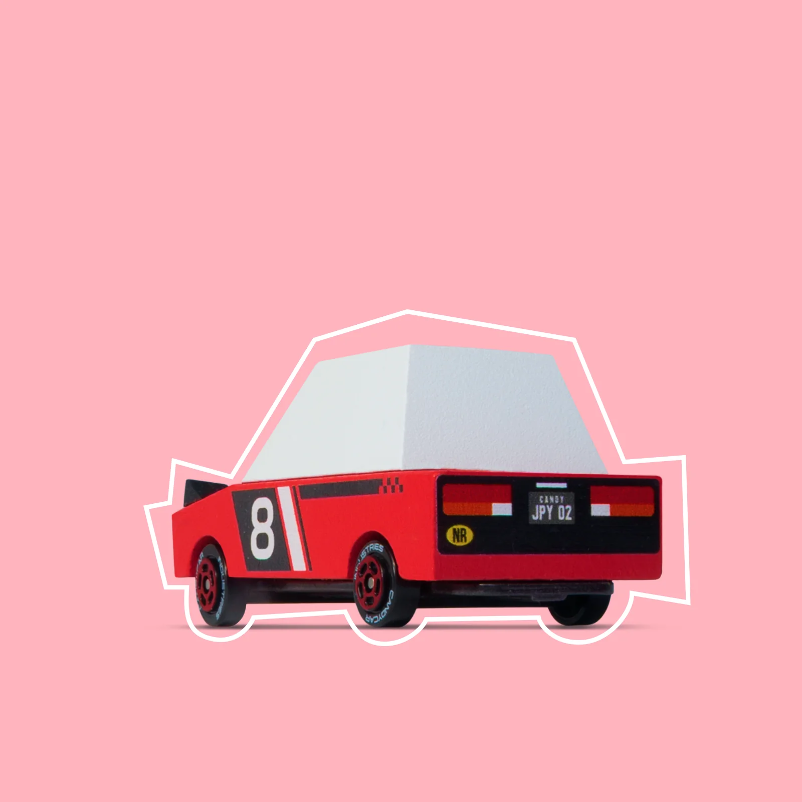 Hachigo Red TOONS™ Car - Image 3