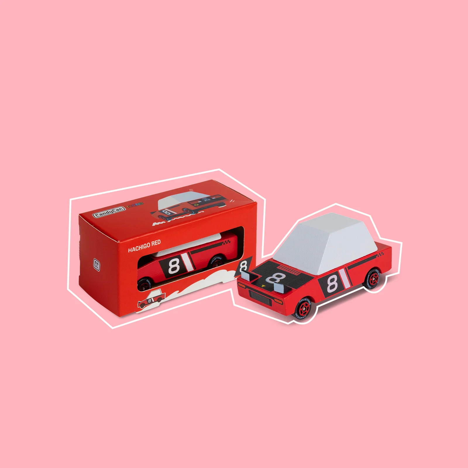 Hachigo Red TOONS™ Car - Image 4