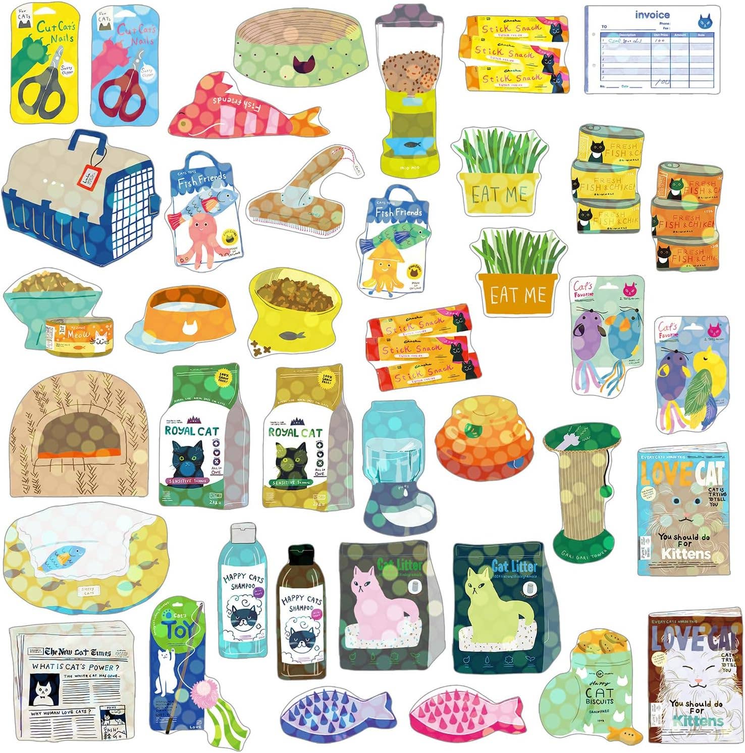 Hako Sticker Cat Supply - Image 4