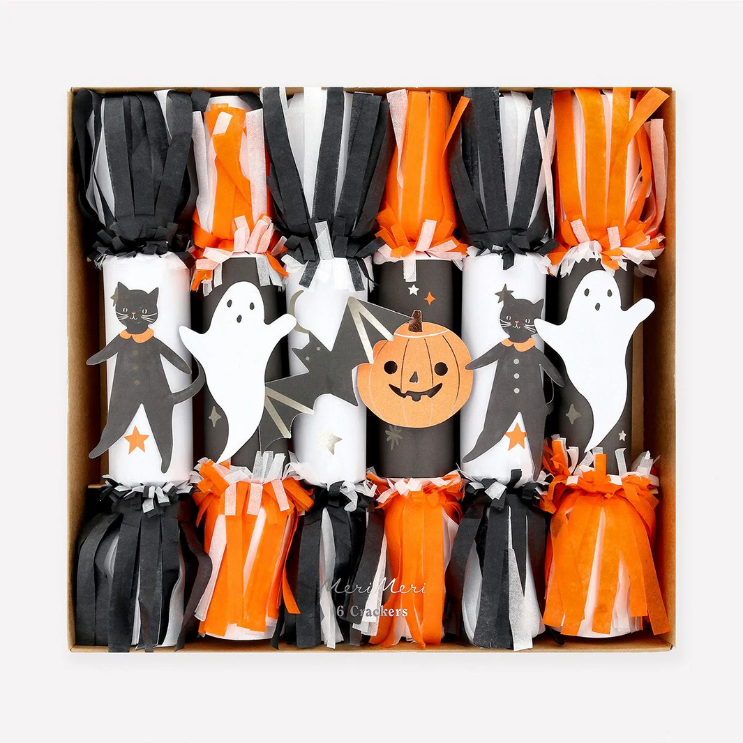 Halloween Fringe Crackers (x6)