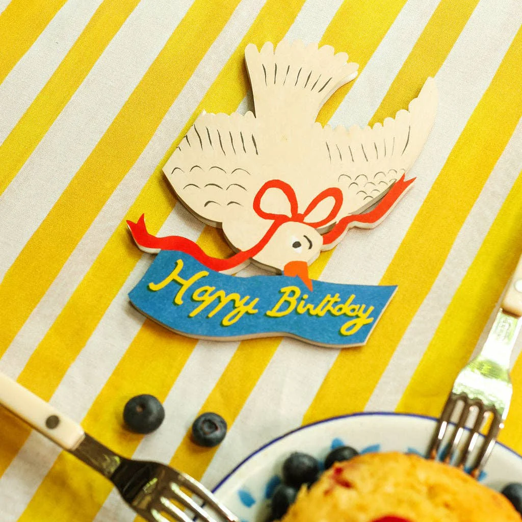 Happy Birthday Bird Mini Cards - Box of 6 - Image 3
