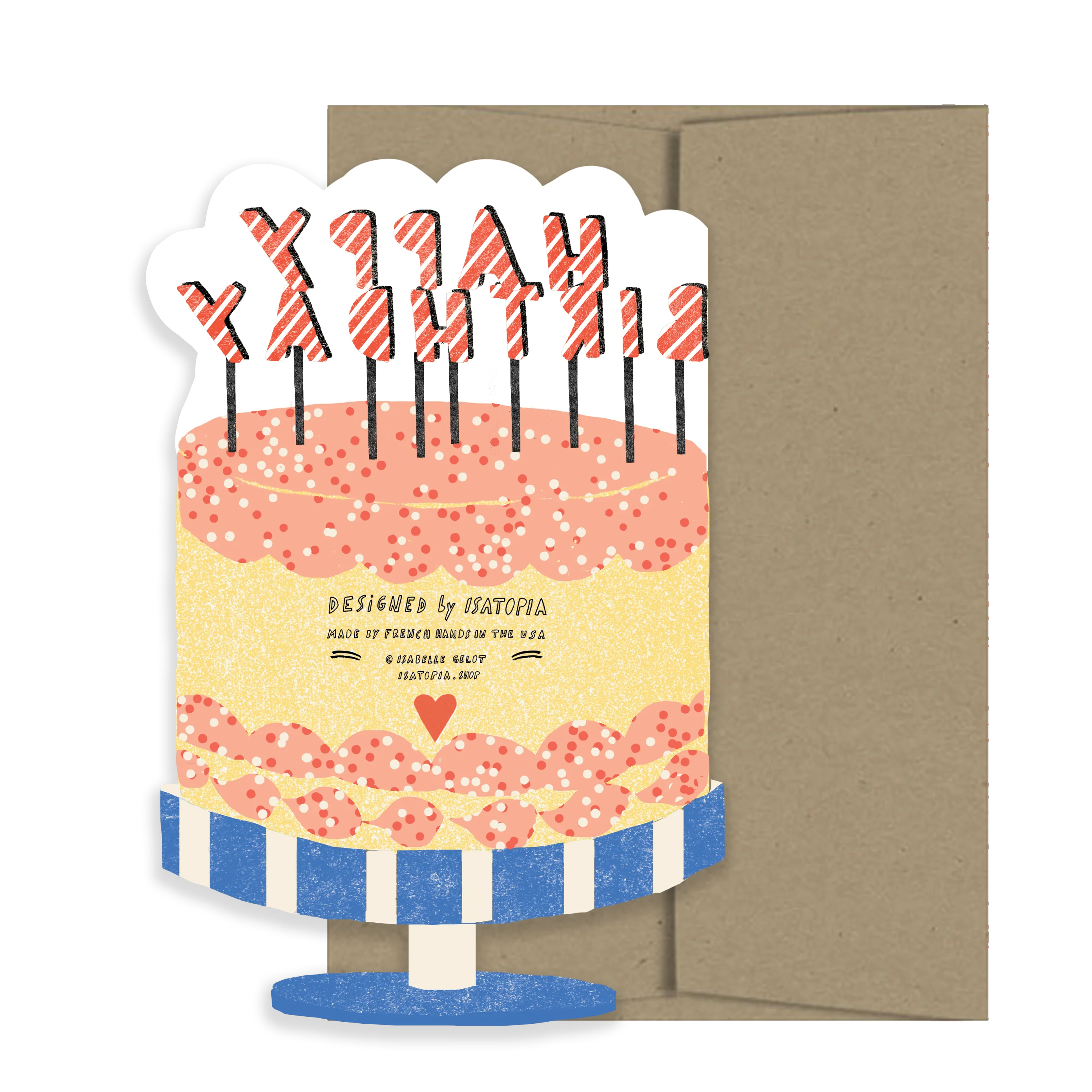 Happy Birthday Cake -Die Cut - Image 2