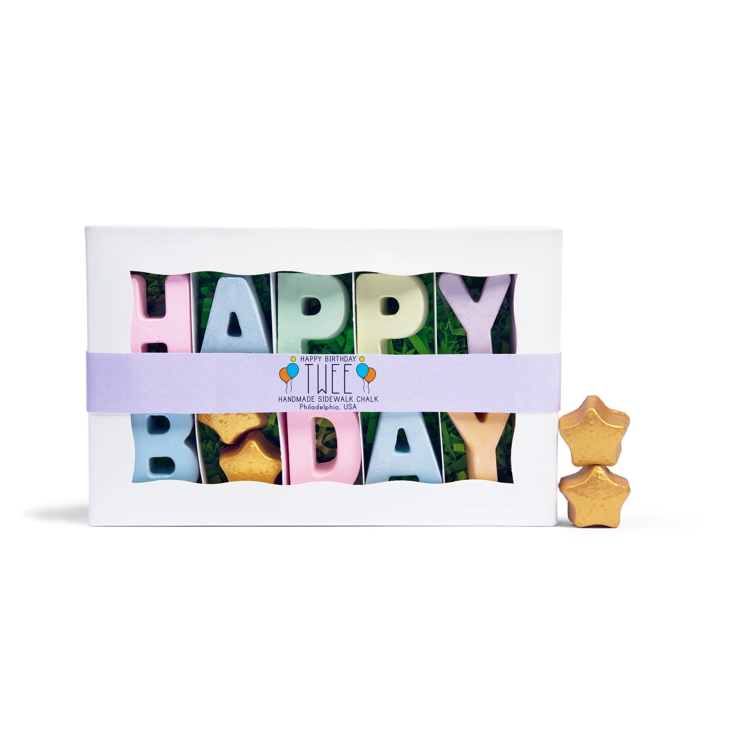 Happy Birthday Handmade Sidewalk Chalk - Image 2