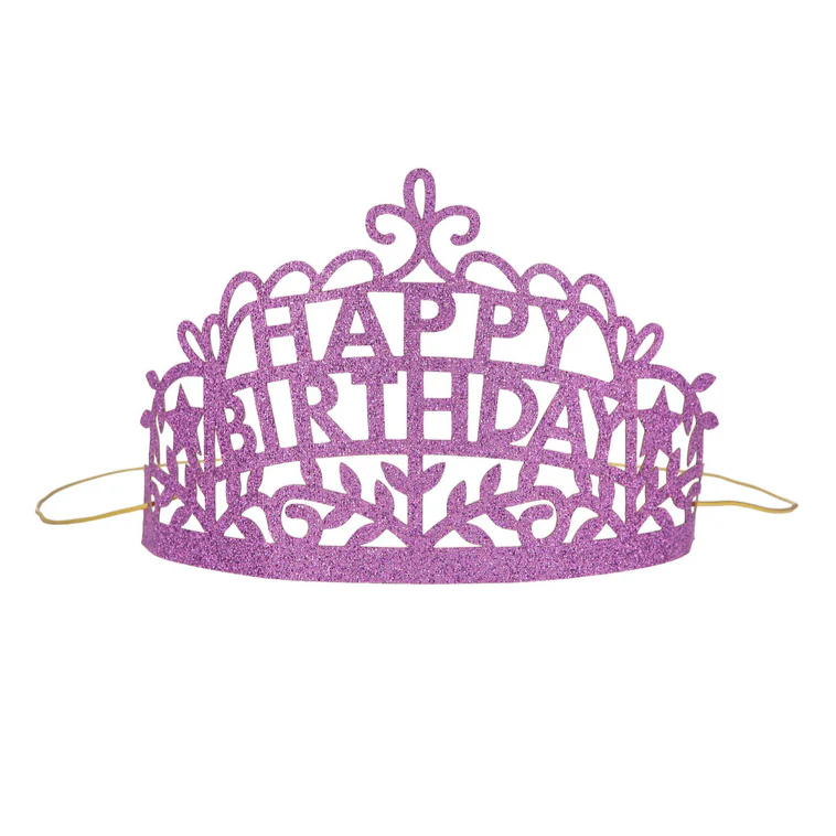 Happy Birthday Party Tiaras -set of 8 diff. colors - Image 10