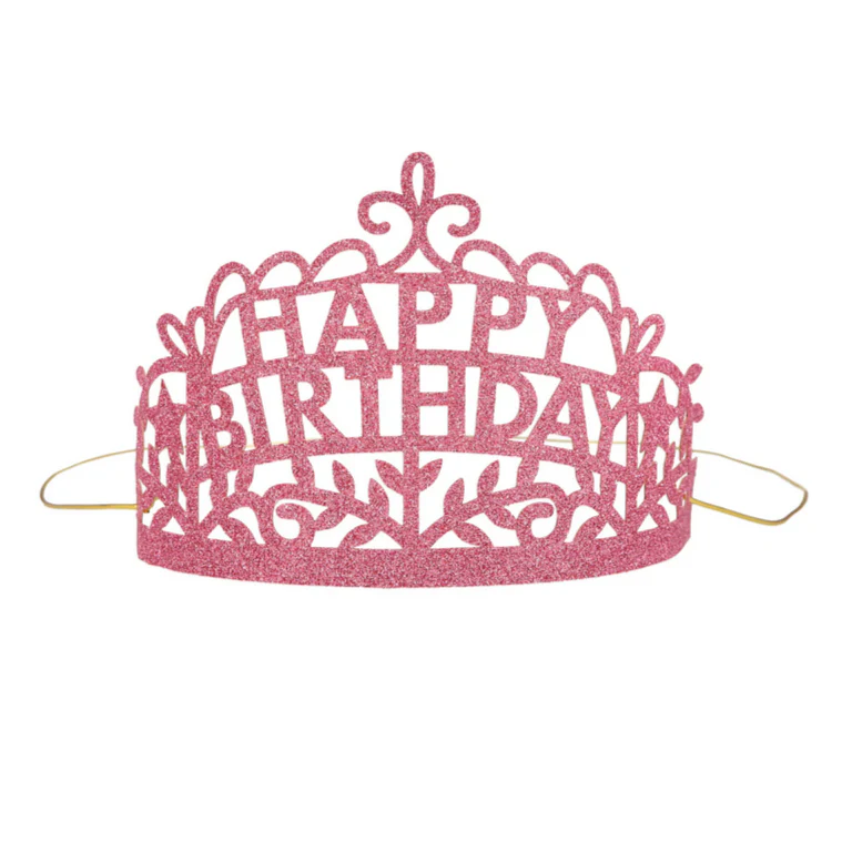 Happy Birthday Party Tiaras -set of 8 diff. colors - Image 8