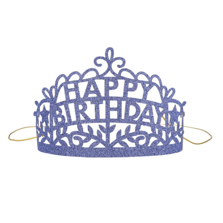 Happy Birthday Party Tiaras -set of 8 diff. colors - Image 9
