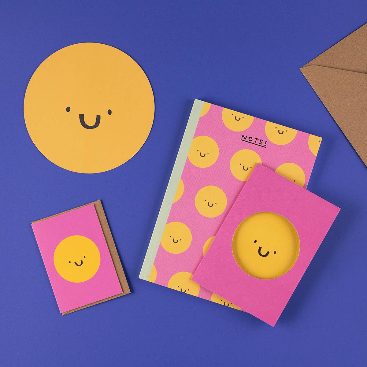 Happy Face - Die Cut Card - Image 4