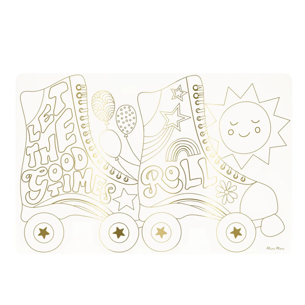 Happy Icons Colouring Placemats -pk8 - Image 3