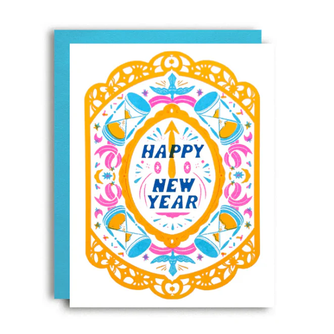 Happy New Year Risograph Card - Image 3