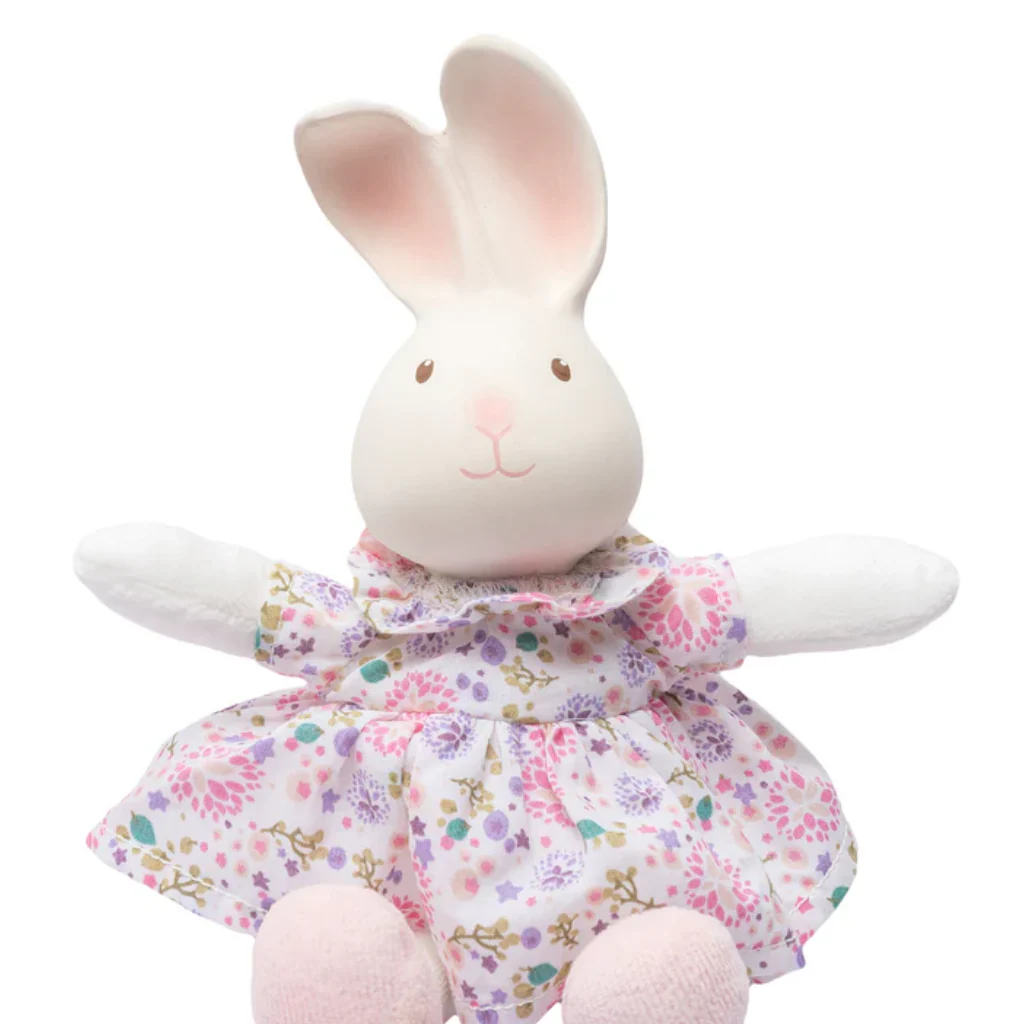 Havah the Bunny Mini Organic Rubber Head Plush Toy