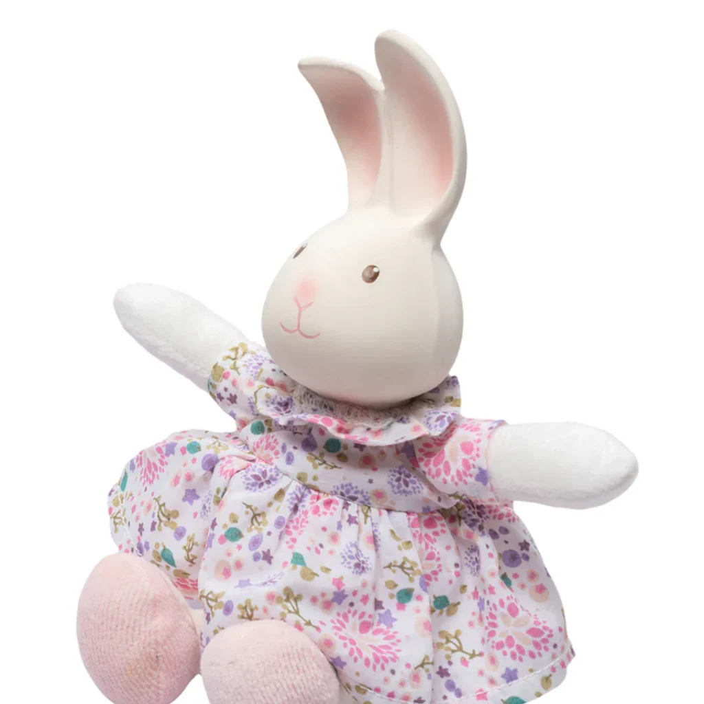 Havah the Bunny Mini Organic Rubber Head Plush Toy - Image 2