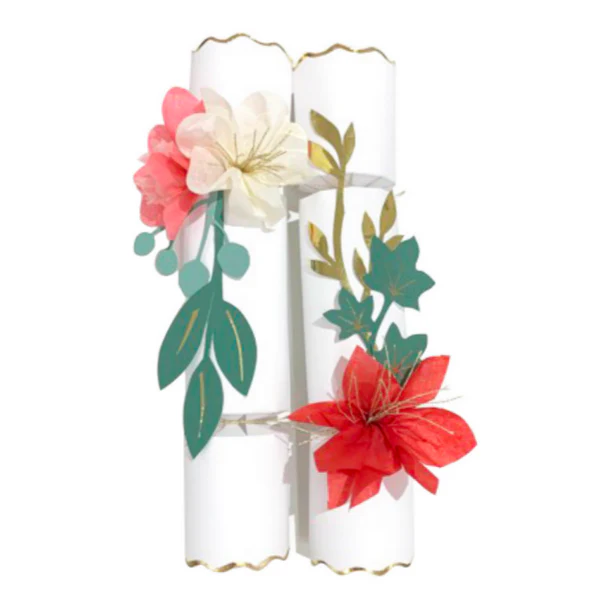 Hazel Gardiner - Flower Crackers (wooden brooch with gold foil detail) - Image 6
